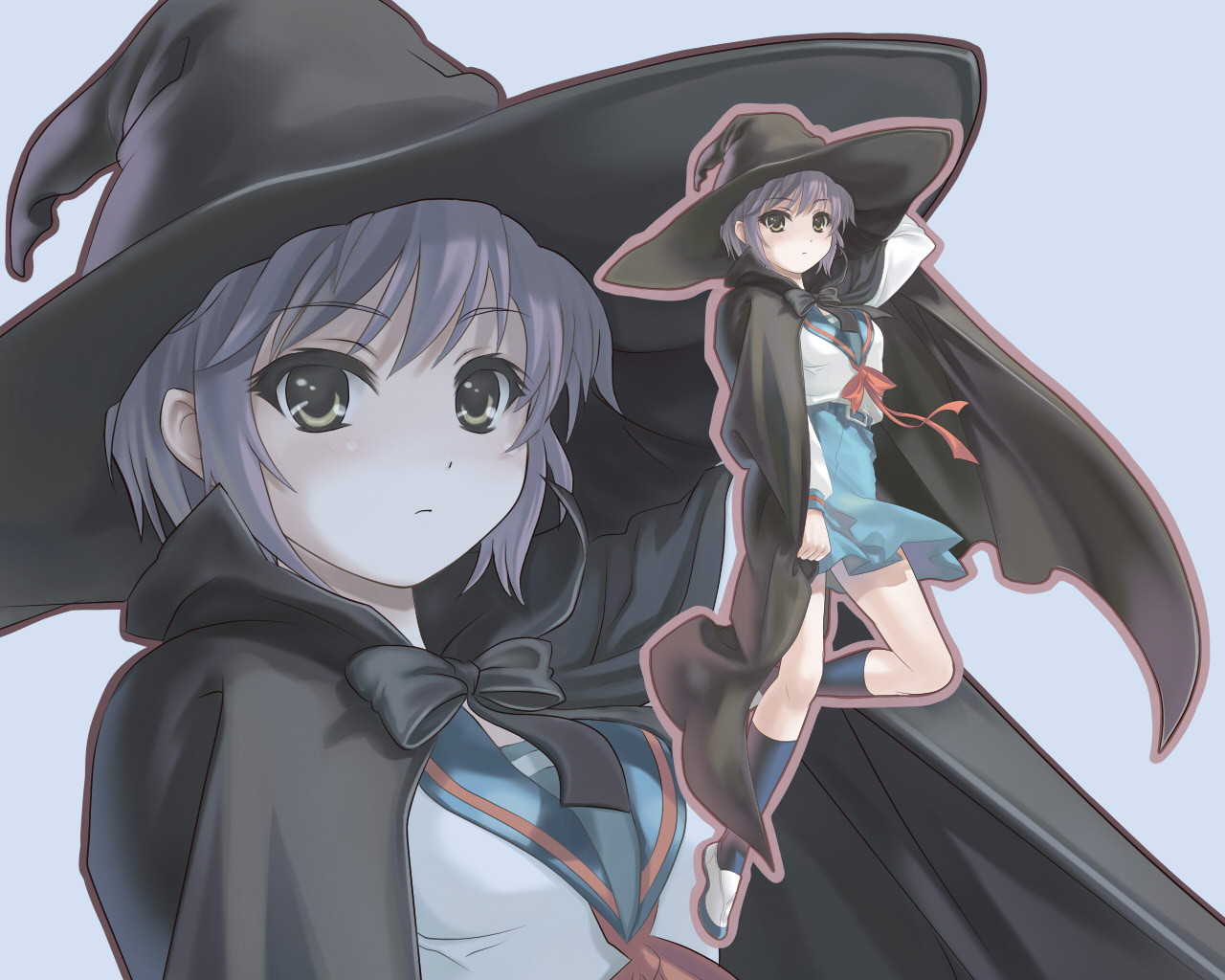 長門(壁紙風)-凉宫春日长门