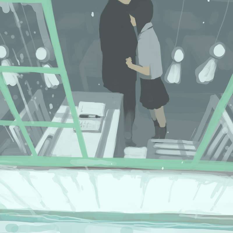 sketch010::Rainy插画图片壁纸