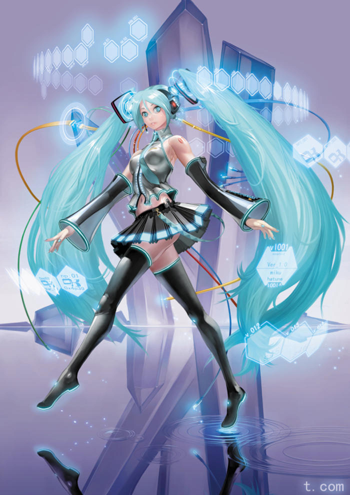 初音未来插画图片壁纸