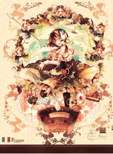 蒼符「博愛の仏蘭西人形 」插画图片壁纸