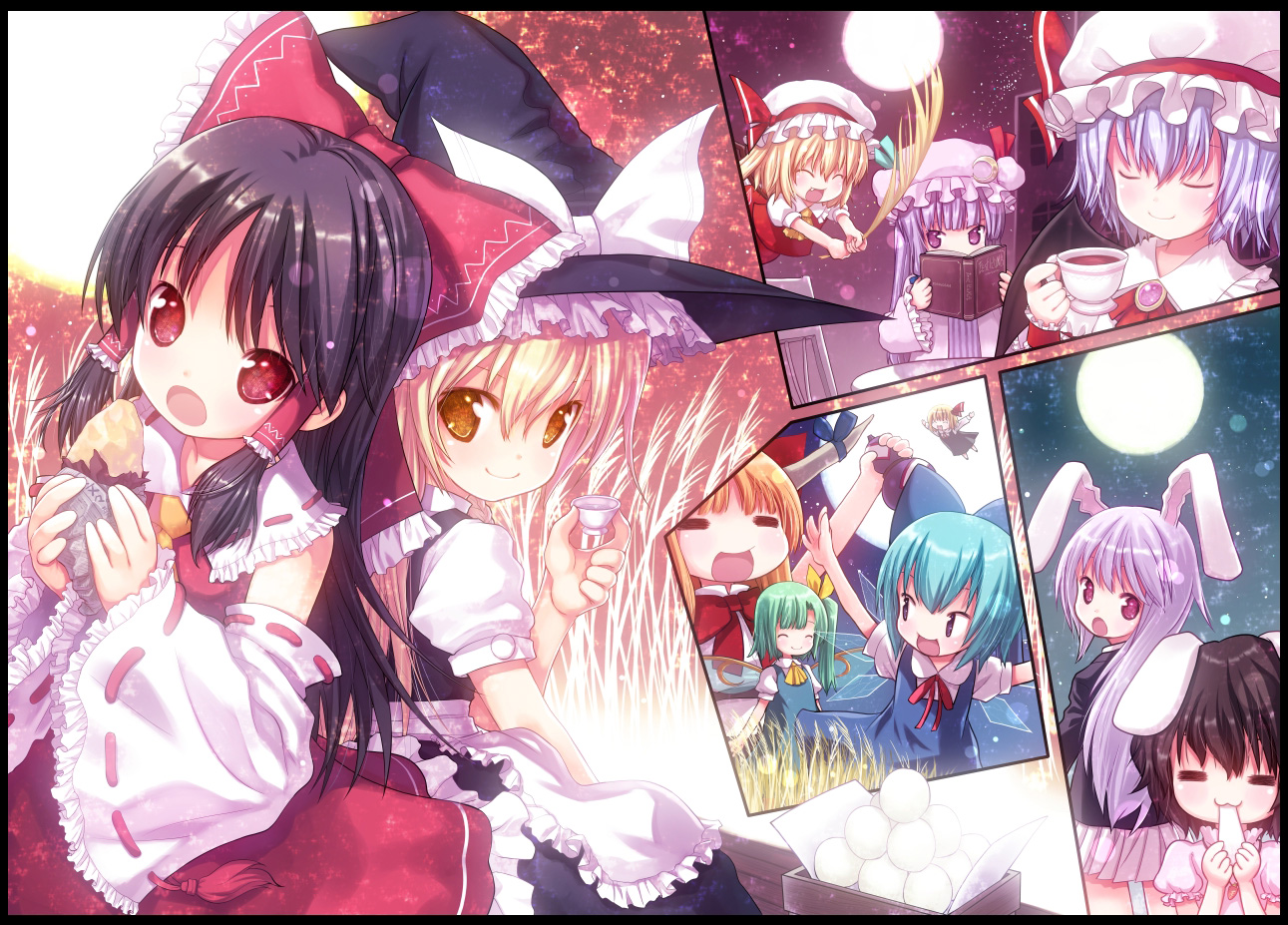 比起月亮，芋头-东方Project灵梦