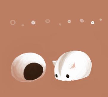 白玉饅頭-仓鼠动物
