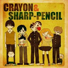 CRAYON＆SHARP-PENCIL插画图片壁纸