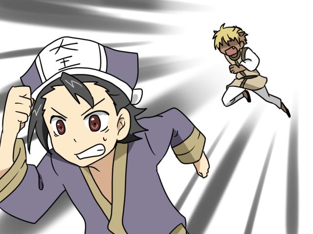 快逃搞笑漫画日和横图