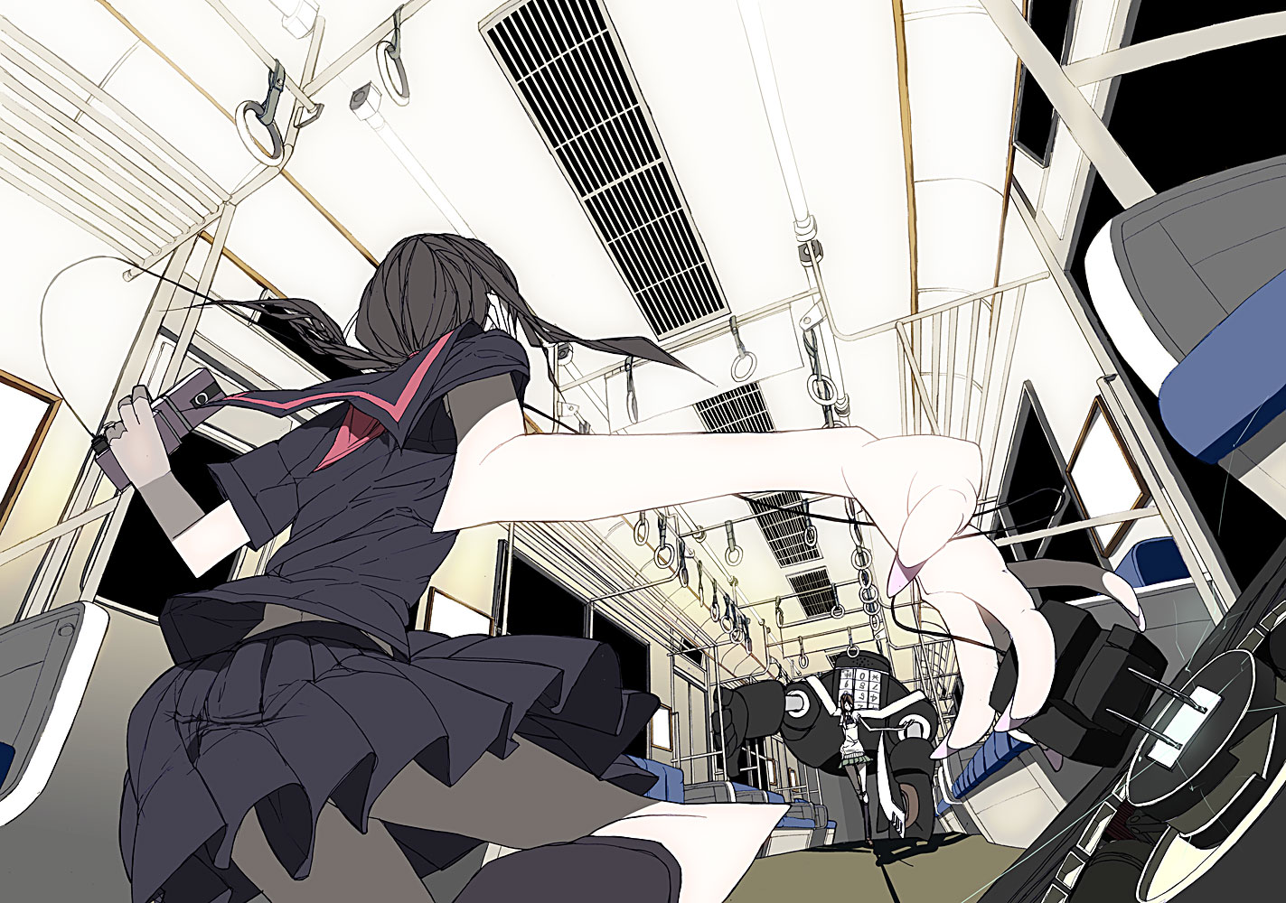 stage.終電插画图片壁纸