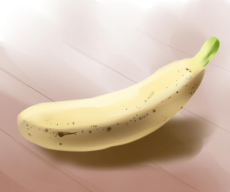 吉祥的香蕉插画图片壁纸