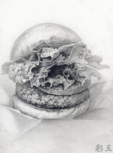 ハンバーガー插画图片壁纸