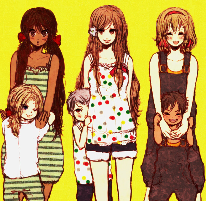 【ヘタリア】ペアルック×３！【※年齢操作】插画图片壁纸