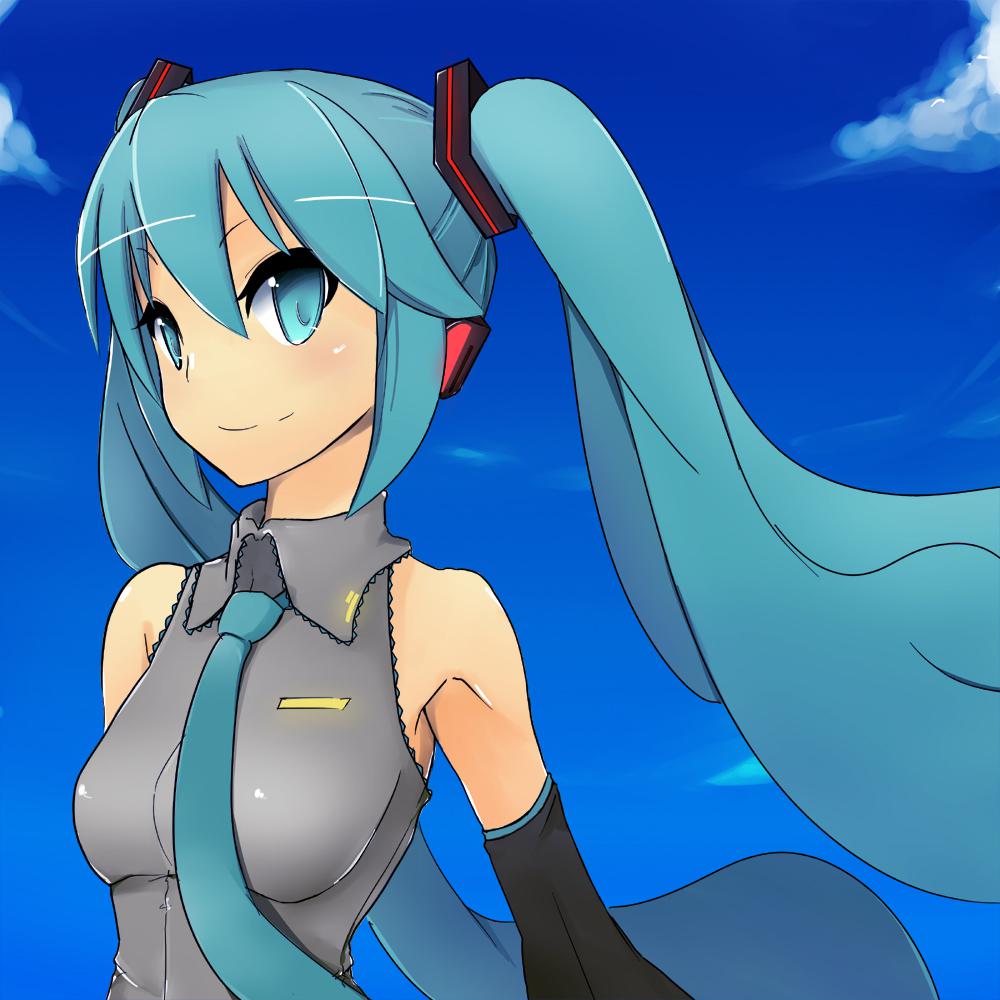 青空,vocaloid初音未来