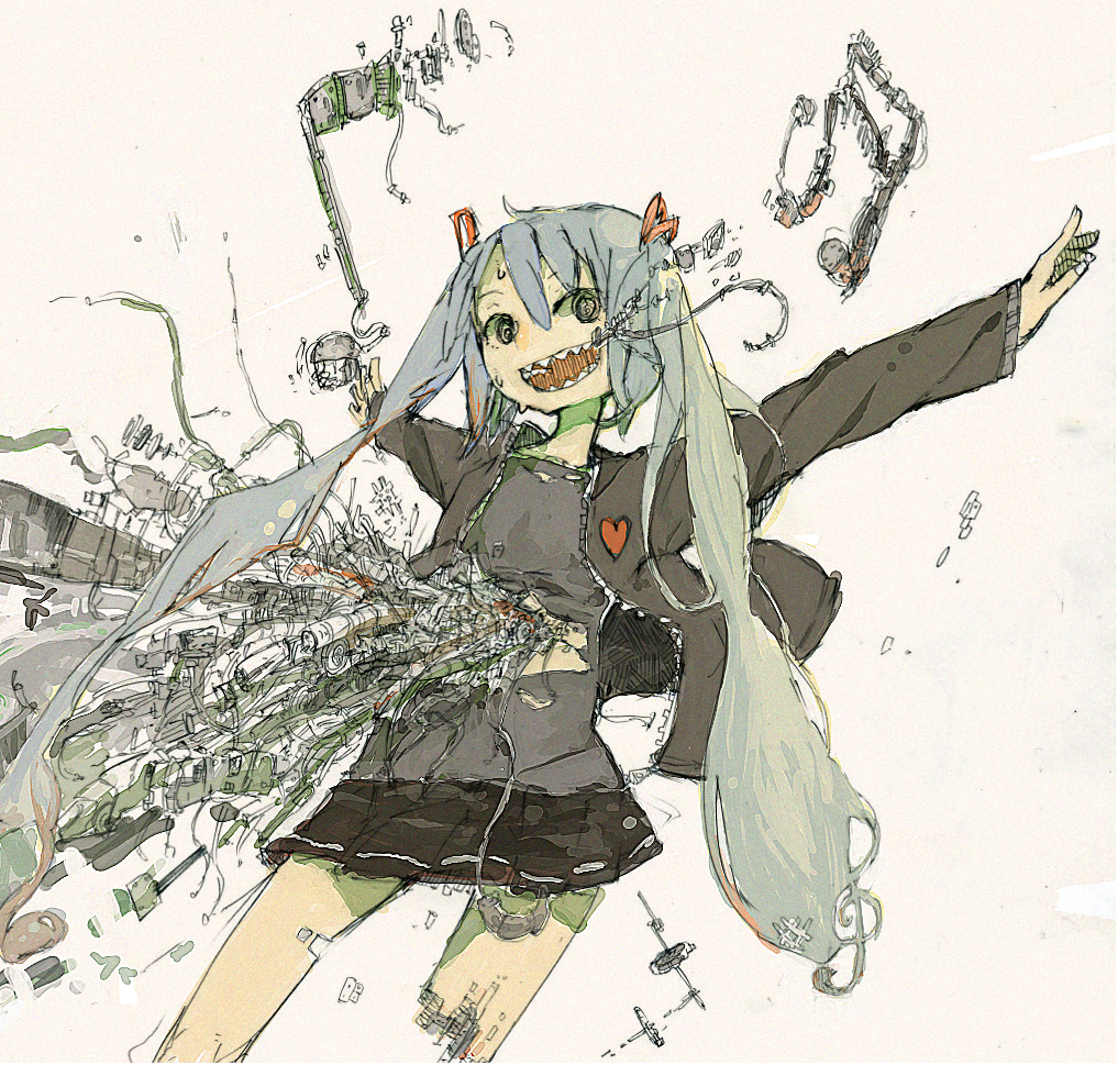 机械化的音乐-初音未来ミクちゃんこないだ誕生日おめでとう!