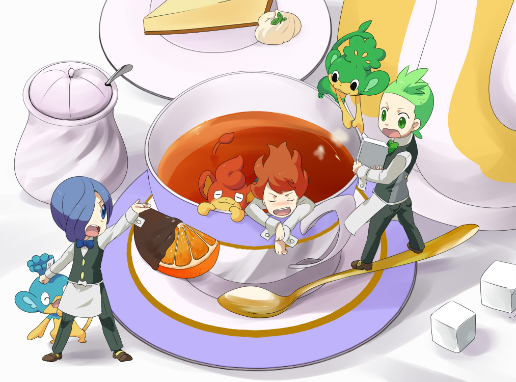 おいしい紅茶はいかがで…插画图片壁纸