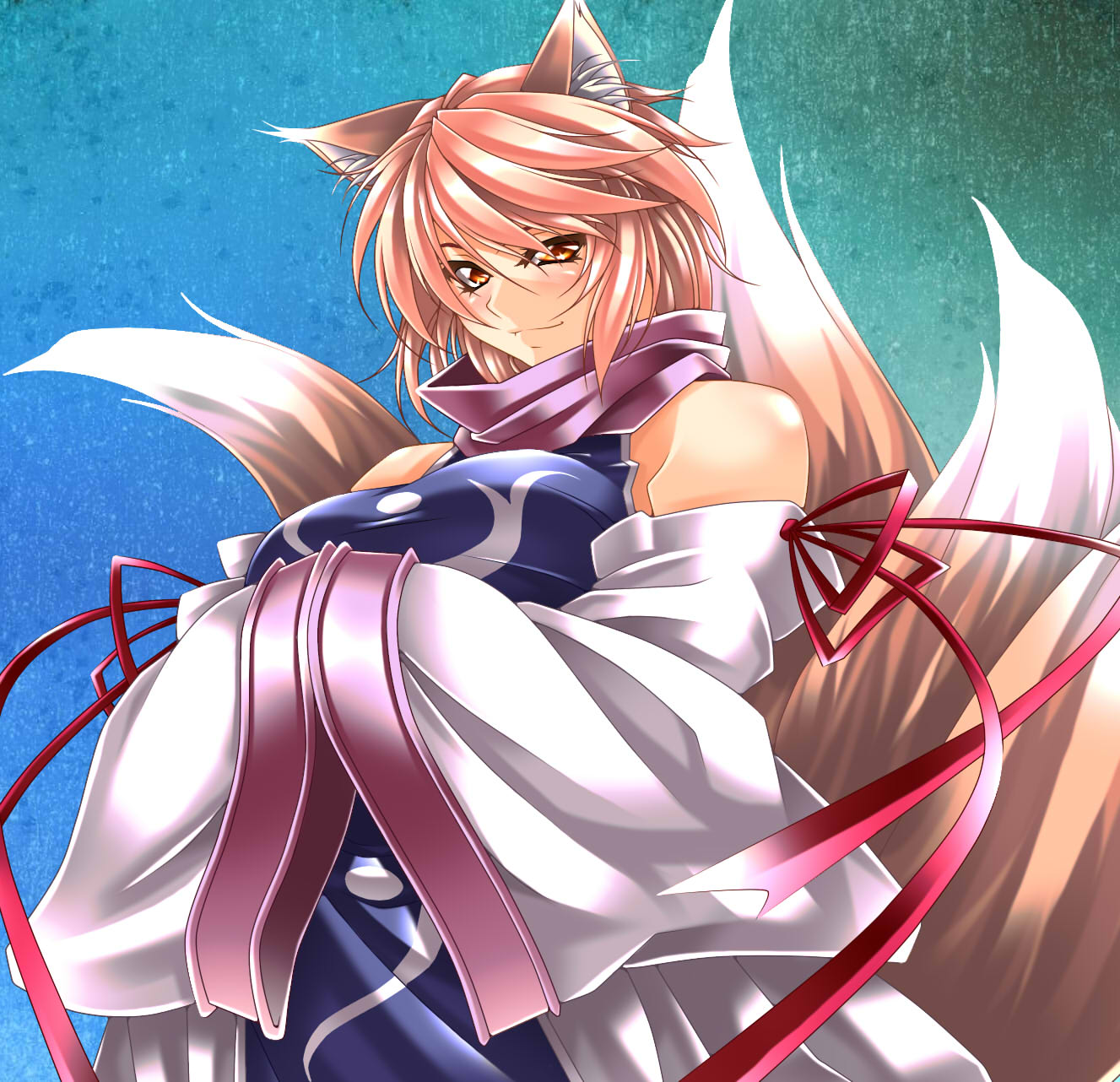 蓝大人是女神、圣母等无法用语言表达的美丽的人插画图片壁纸