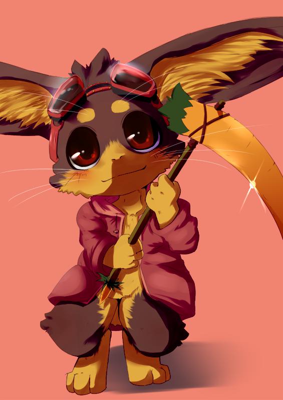 人参大镰兔兽人竖图