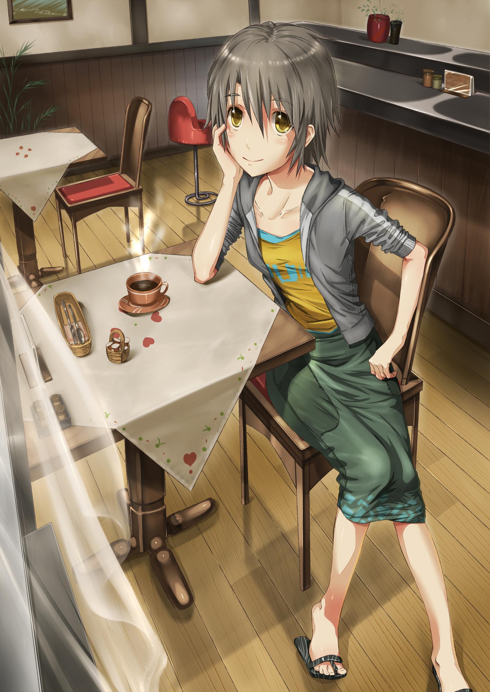 下午茶时间插画图片壁纸