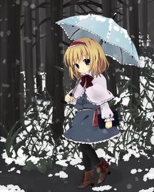 Alice in Winterland插画图片壁纸
