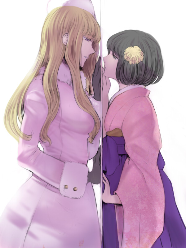 有玻璃的人？插画图片壁纸