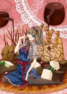 Alice in sweets world插画图片壁纸