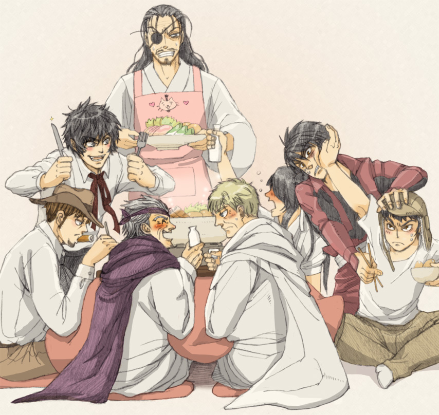 大家一起吃火锅-漂泊着大家族