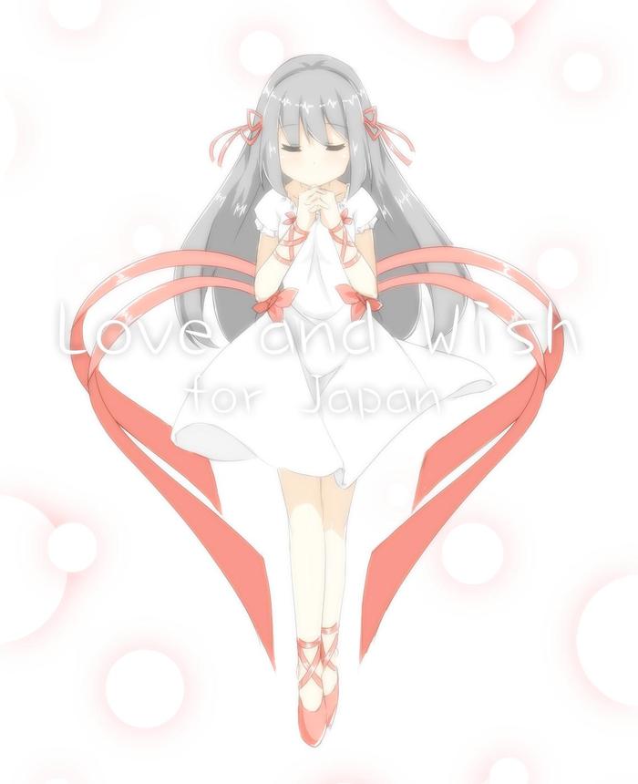 Love and Wish for Japan插画图片壁纸