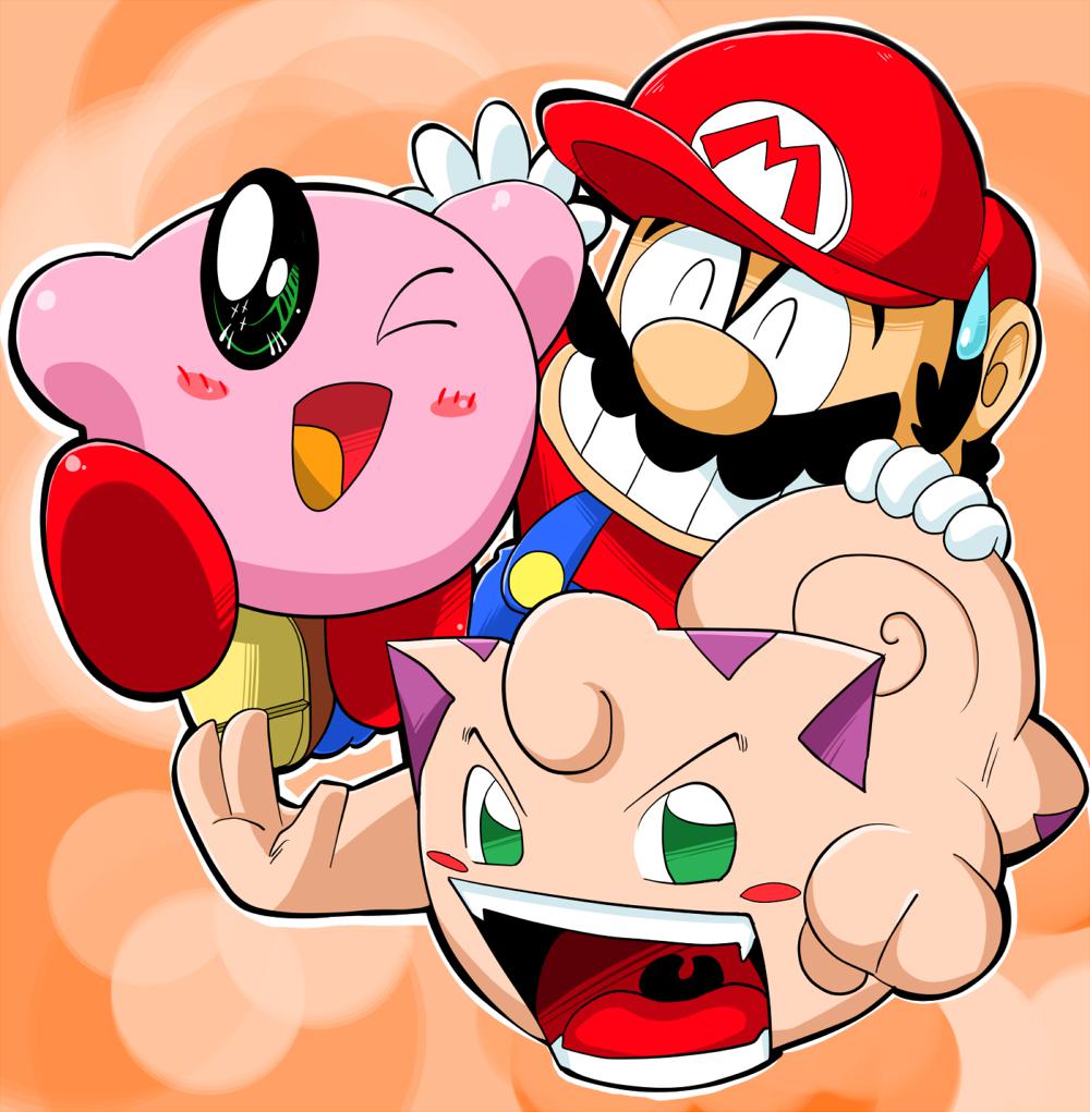 御三家插画图片壁纸