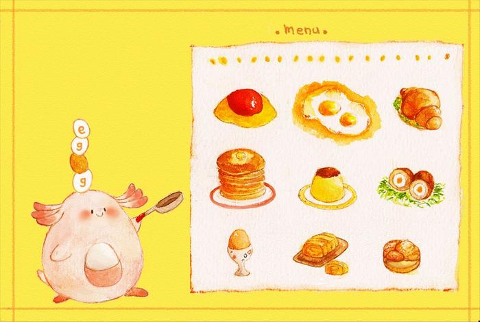 蛋，蛋插画图片壁纸