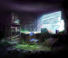 CG背景の描き方「廃墟を描いてみた」