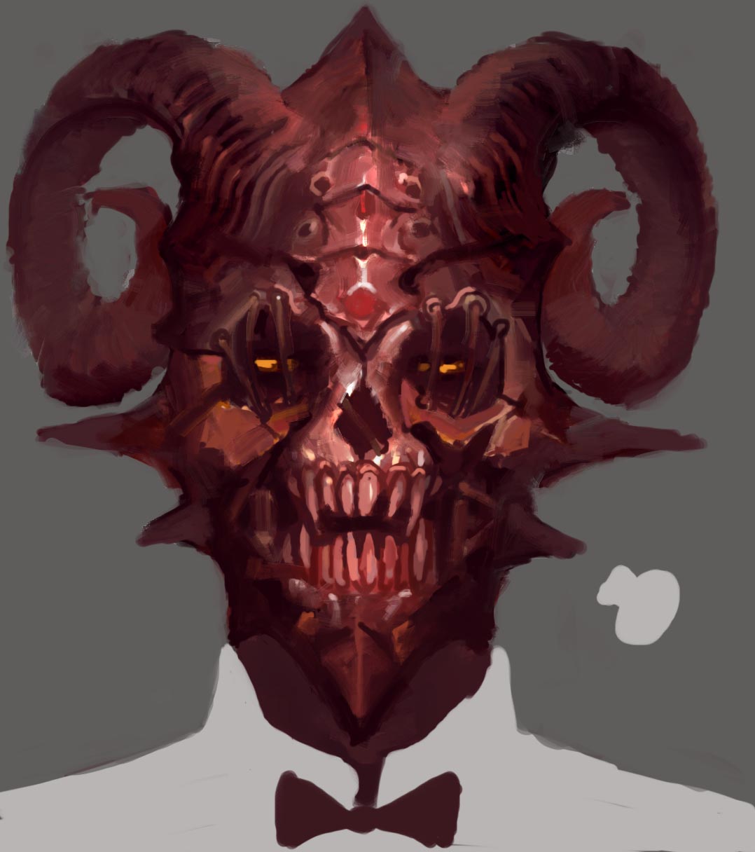 恶魔先生插画图片壁纸