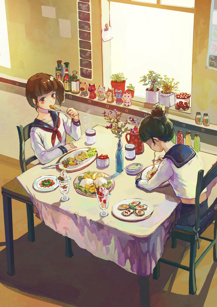 饮食插画图片壁纸