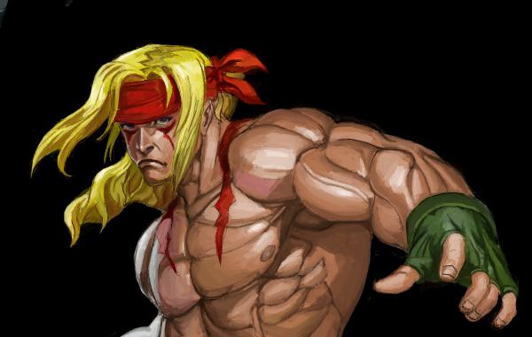 阿莱克斯街头霸王横图