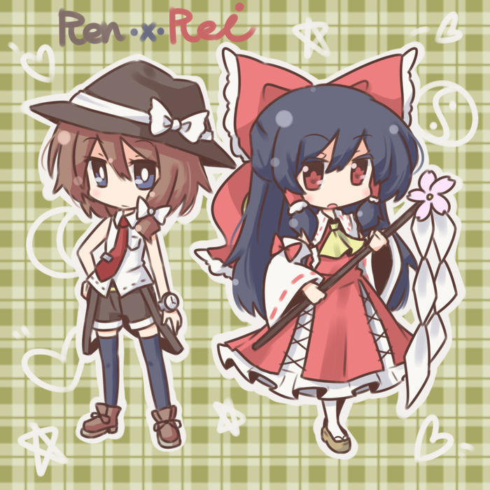 Ren･×･Rei插画图片壁纸