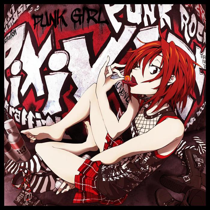 PIXIV PUNK&ROCK GIRL插画图片壁纸