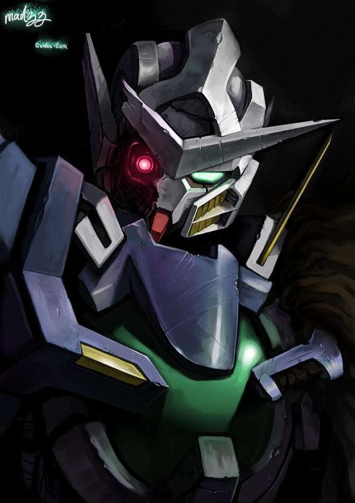 Gundam Exia插画图片壁纸