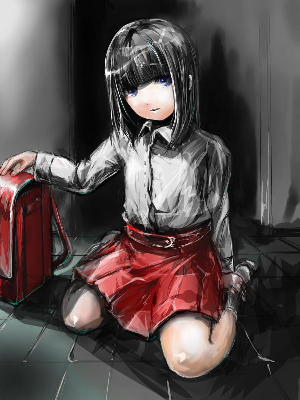 厕所里的花子小学生竖图