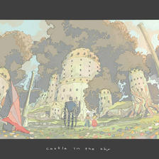 castle in the sky插画图片壁纸