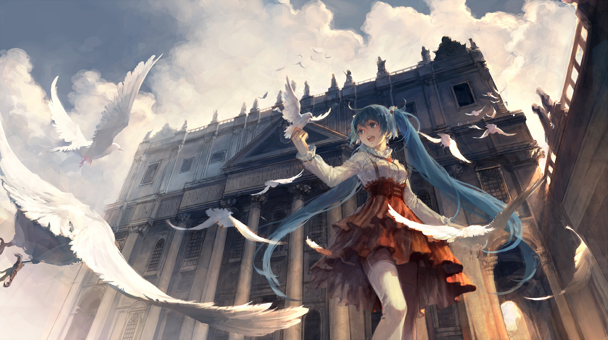 miku in vatican-VOCALOID初音未来