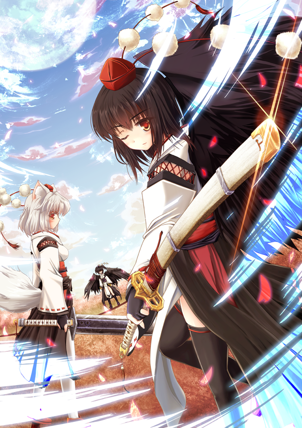 東方三天狗头像同人高清图