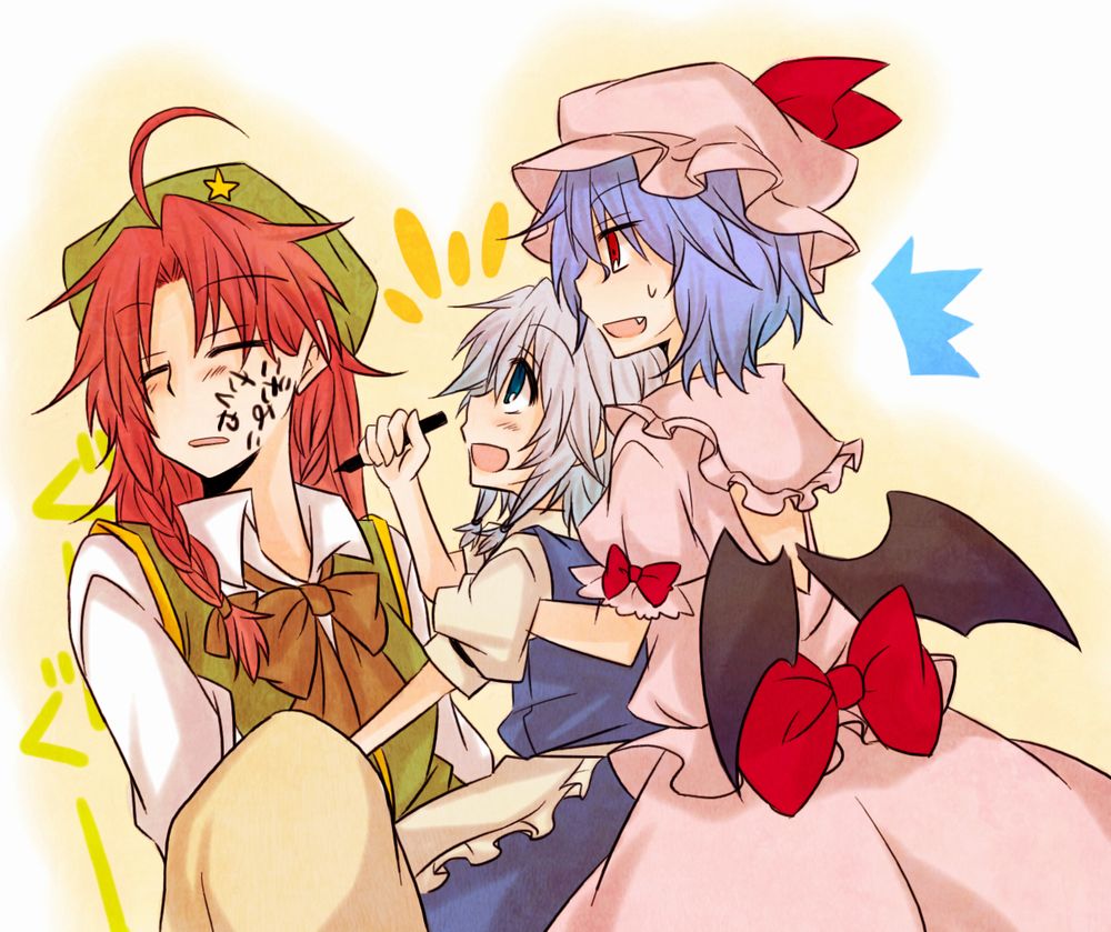 正在练习写字。插画图片壁纸