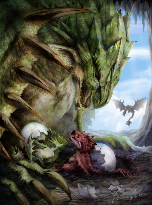 う　ま　れ　た　♪插画图片壁纸