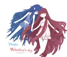 Valentine's day-泡泡糖方图