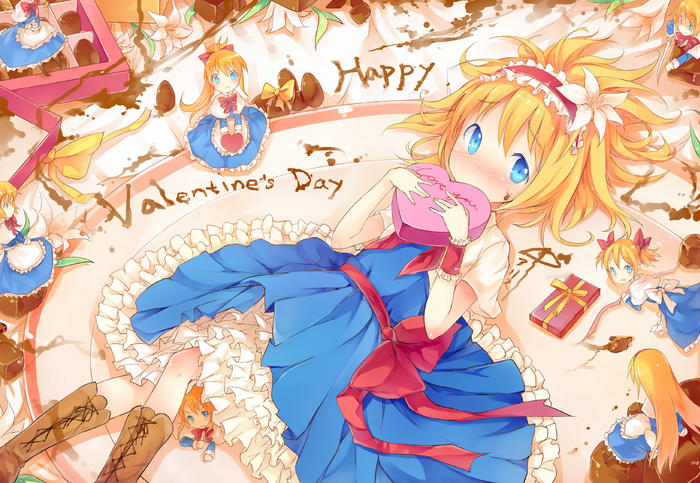 Happy Valentine's Day插画图片壁纸