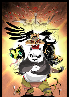 功夫熊猫2插画图片壁纸