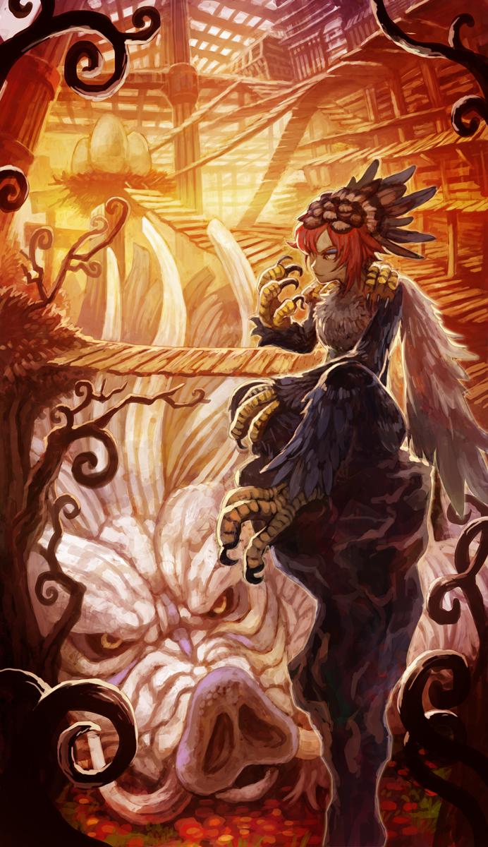 鹫和漆-原创鷲姫