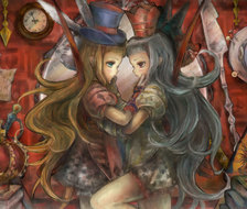 Alice and Dark Alice.