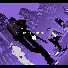 iPod+SaintsRow插画图片壁纸