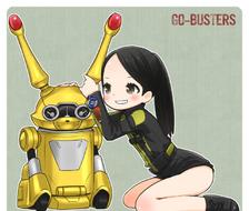 洋子和乌莎达-特命战队Go-Busters方图
