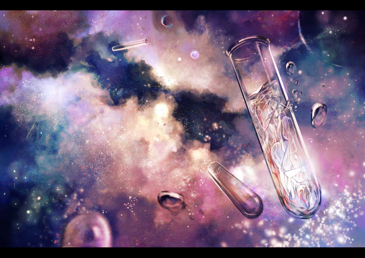 宇宙插画图片壁纸