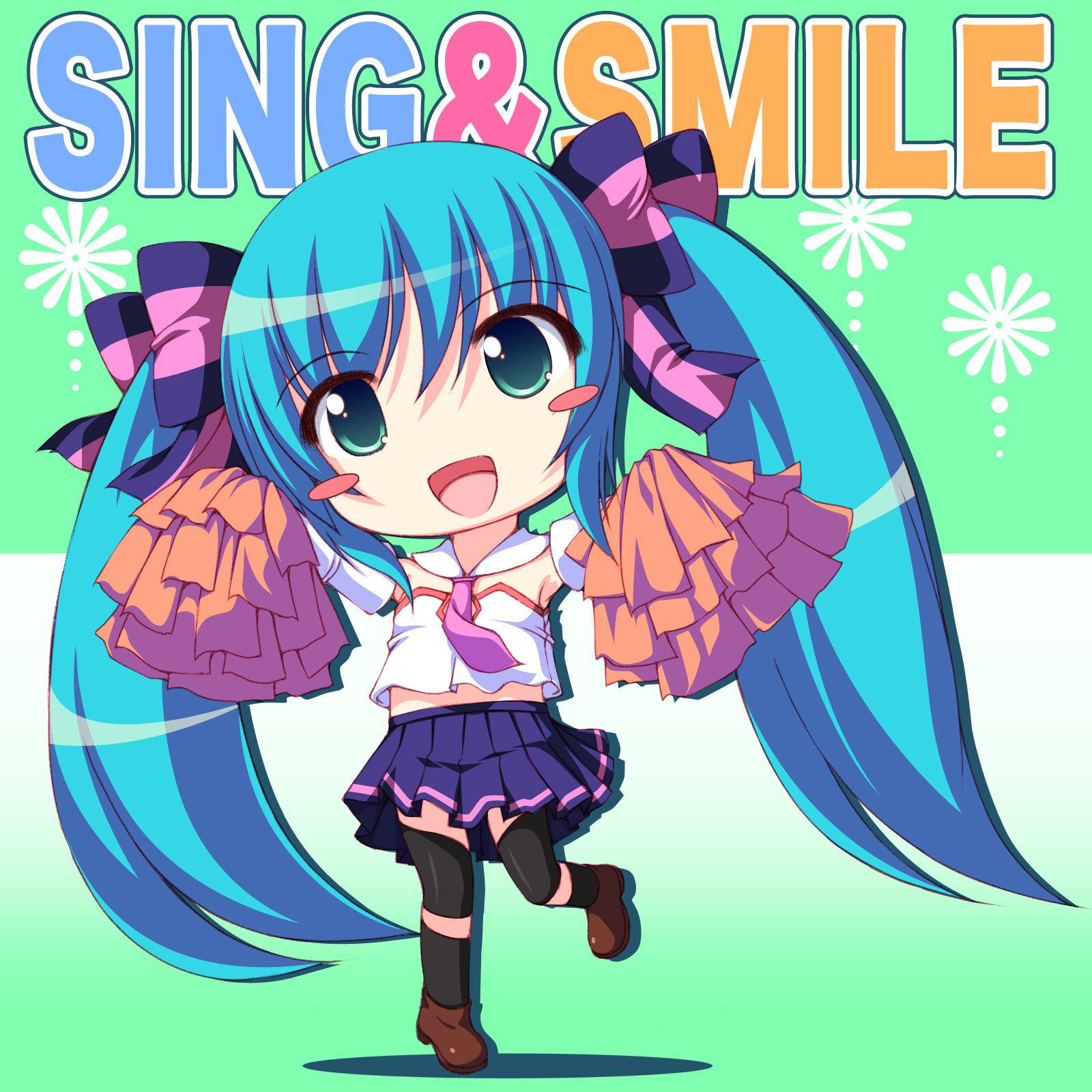 sing&smile插画图片壁纸