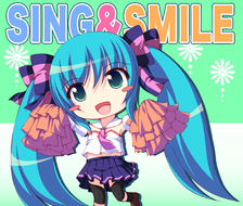 sing&smile-初音未来双马尾