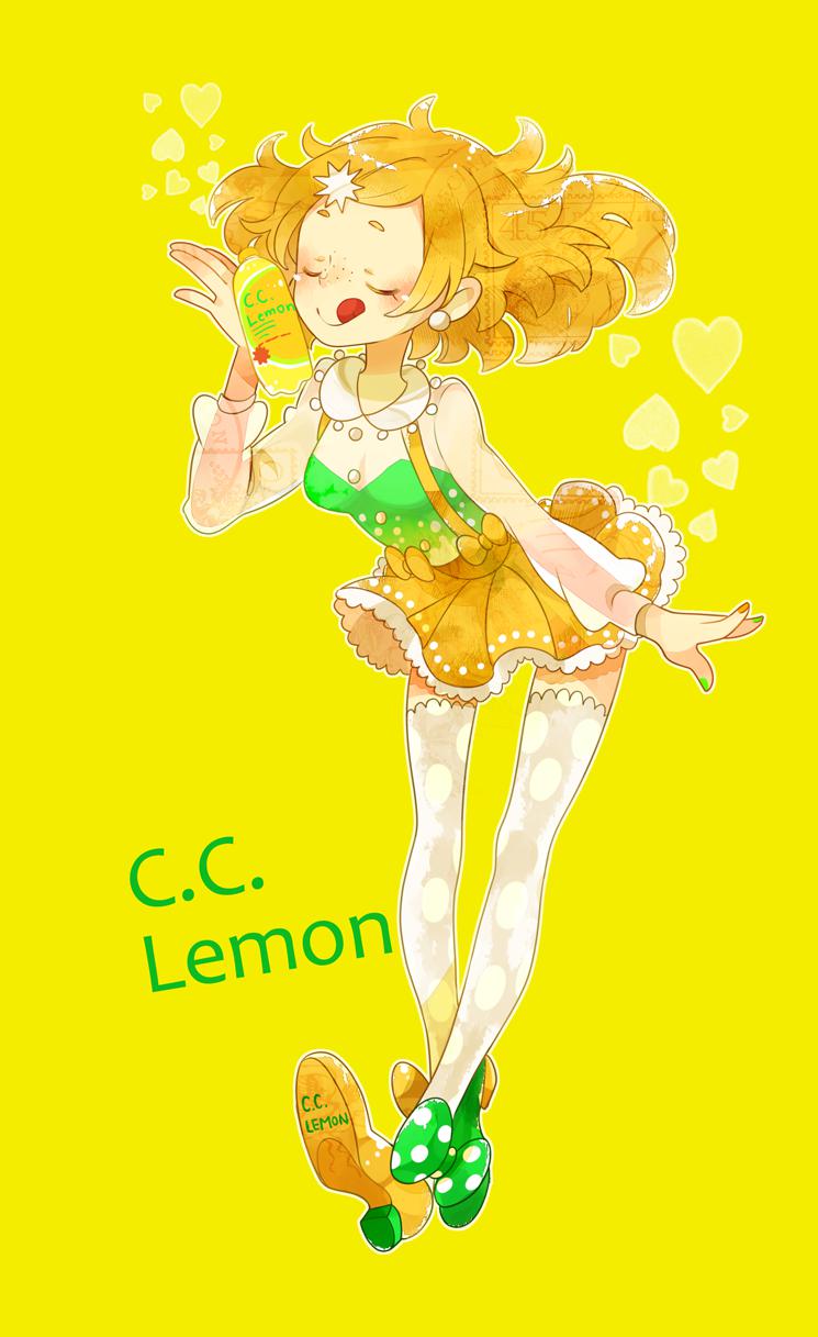 施瓦利-CC柠檬娘C.C.レモン擬人化イラコン受賞作品