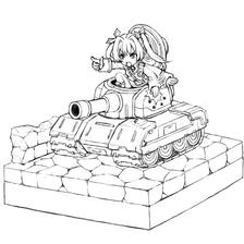 坦克插画图片壁纸
